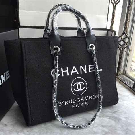 chanel perforated tote bag|Chanel tote bag canvas price.